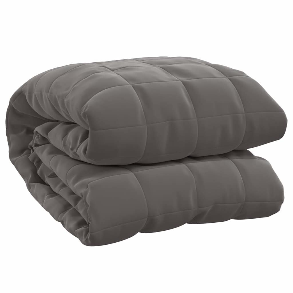 Walplus 15 kg Polyester Weighted Blanket - Grey - 220 x 235 cm - Image 2