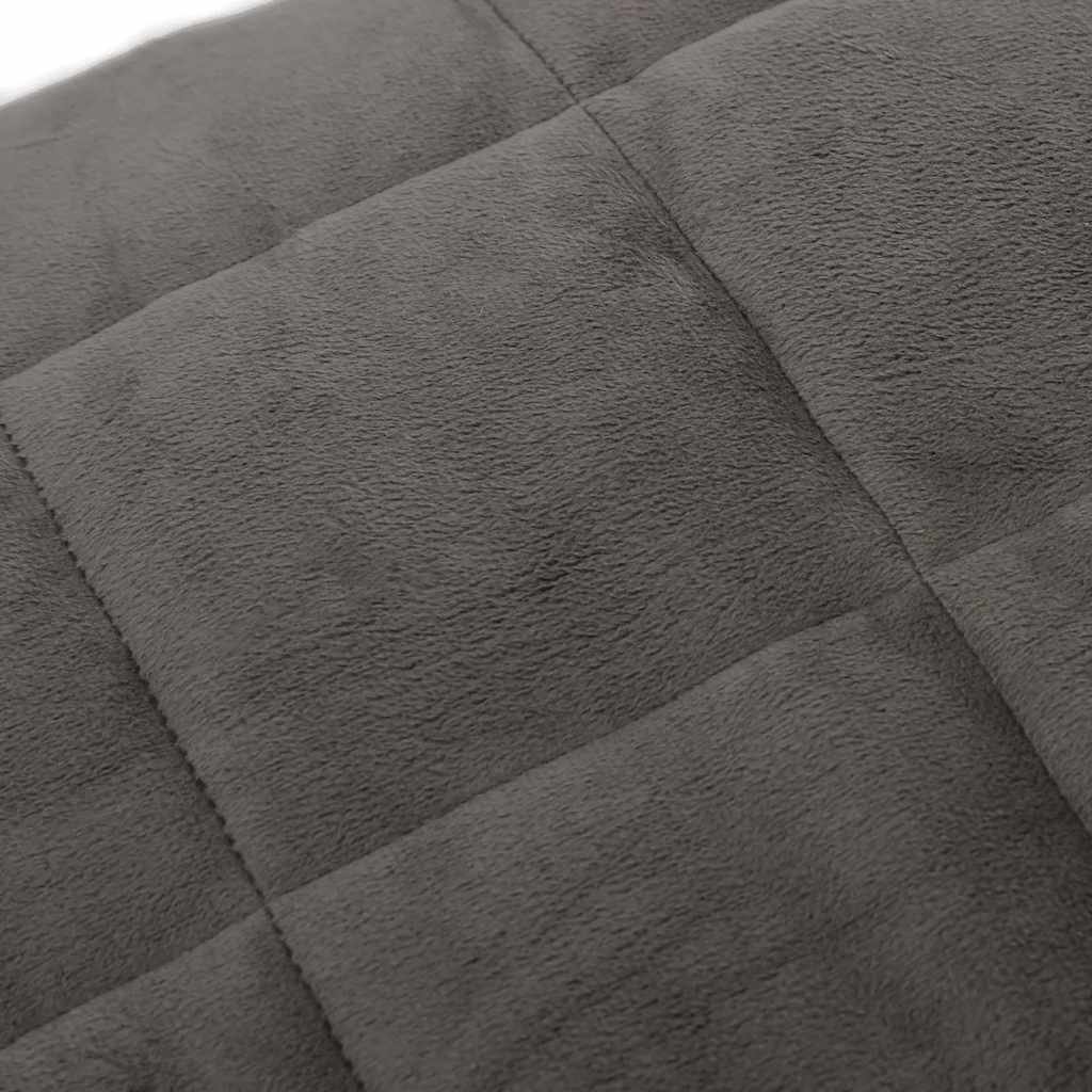 Walplus 15 kg Polyester Weighted Blanket - Grey - 220 x 235 cm - Image 4