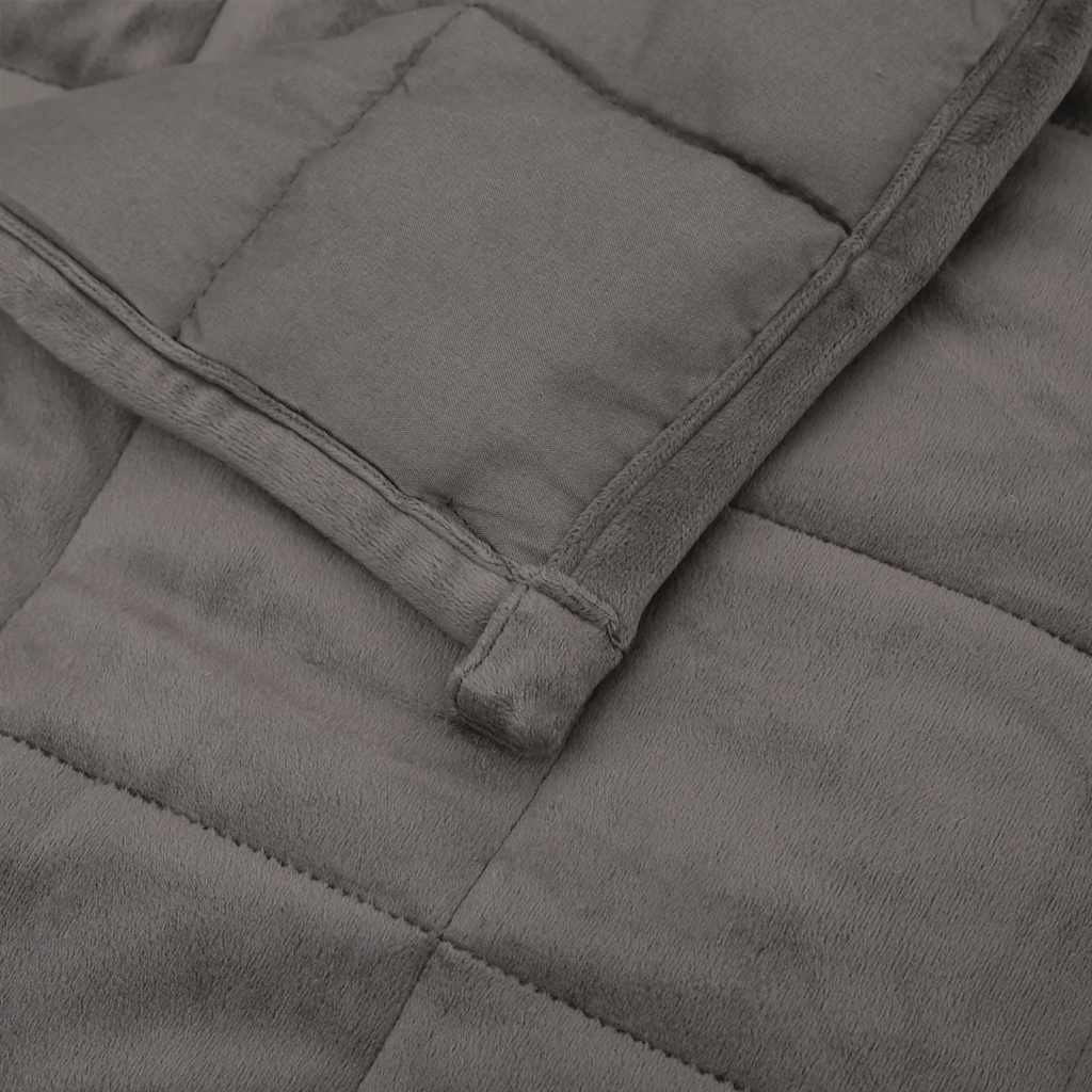 Walplus 15 kg Polyester Weighted Blanket - Grey - 220 x 235 cm - Image 5