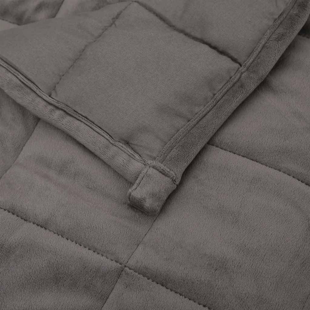Walplus 15 kg Polyester Weighted Blanket - Grey - 220 x 235 cm - Image 5