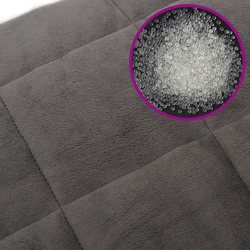 Walplus 15 kg Polyester Weighted Blanket - Grey - 220 x 235 cm - Image 6
