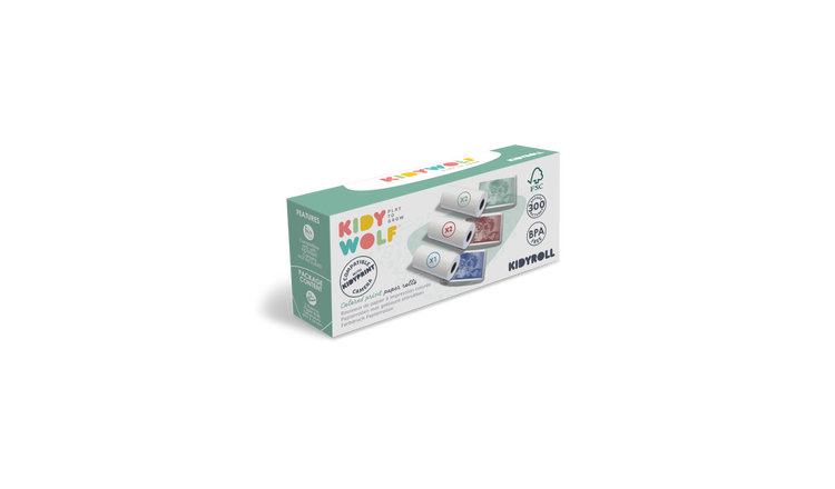 KIDYWOLF KIDYROLL Paper Refill Colour Rolls