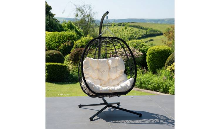 Artemis Home Hebden Garden Hanging Egg Chair - White