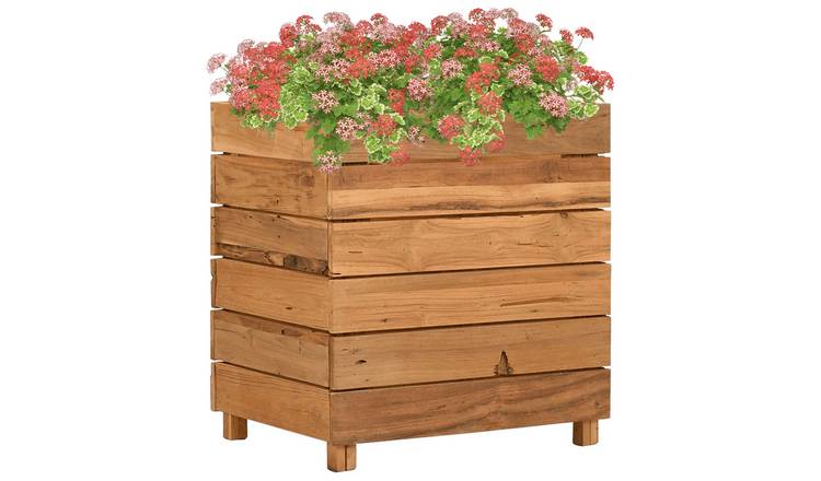 Walplus Wood Raised Garden Bed - 50 x 40 x 55 cm