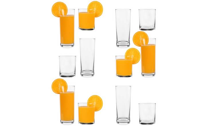 LAV 12pc Liberty Glassware Set - Clear