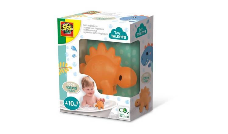 SES Creative Rubber Dinosaur Stegosaurus Kids Bath Toy