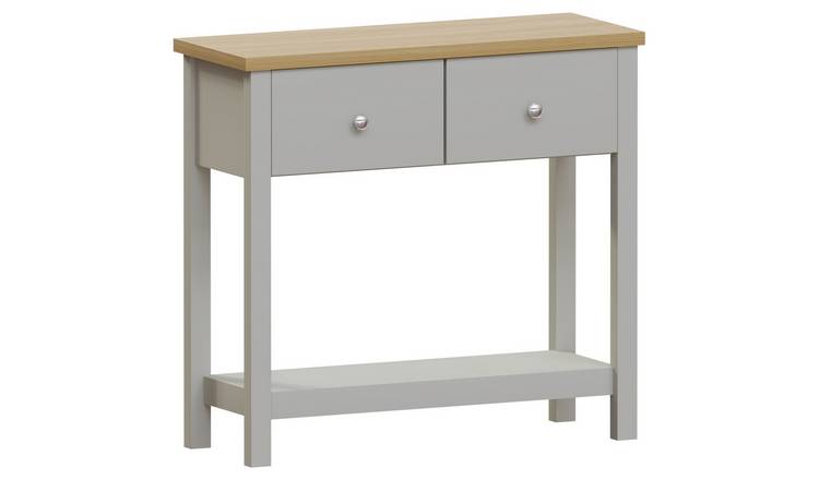 Vida Designs Arlington 2 Drawer Console Table - Grey