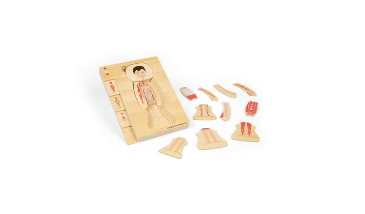 Bigjigs Toys Anatomy Puzzle - Boy - 3 Years +