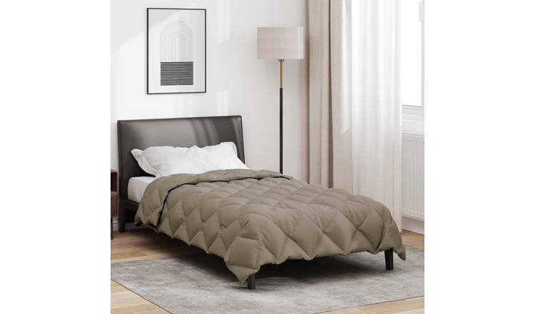 Walplus Winter Duvet Microfibre - Light Grey - 140 x 200 cm