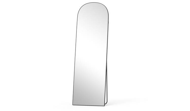 Rattantree Arched Aluminium Alloy Full Length Mirror - Black