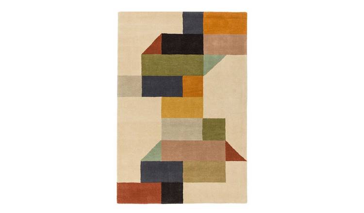 Mega Flooring Multi Handmade Abstract Rug - 120 x 170cm
