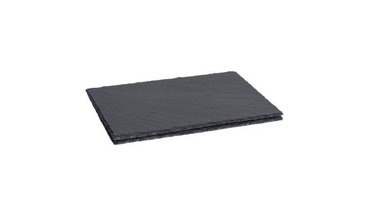 Argon Tableware Rectangle Slate Serving Platters - Pack of 2