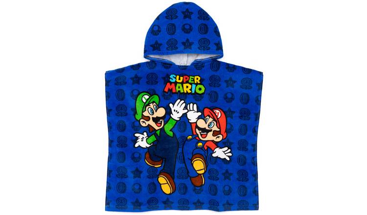Nintendo Kids Boys Poncho Towel - Multicoloured