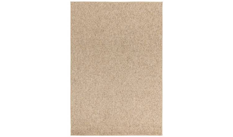 Mega Flooring Beige Modern Plain Rug - 120 x 170cm