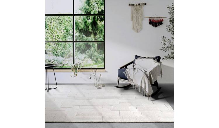 Villeroy & Boch White 1906 Wilhelmine Wool Rug - 160 x 230cm