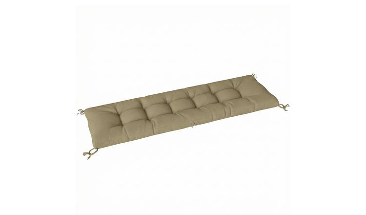 Outsunny Outdoor Sun Lounger Cushions with Memory Foam - Sand Brown