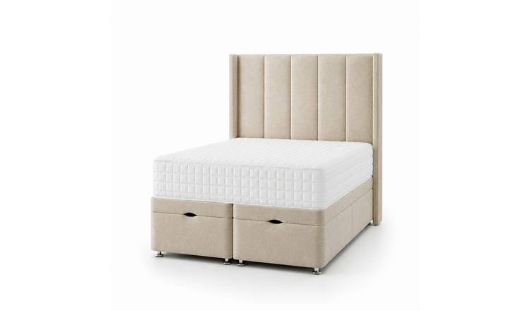 Comfy Deluxe  Margo   3ft Single  End Lift Ottoman Bed Set - Cream