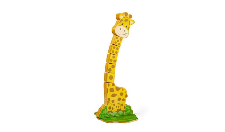 Bigjigs Toys Counting Wobble Neck Giraffe - 12 Months +