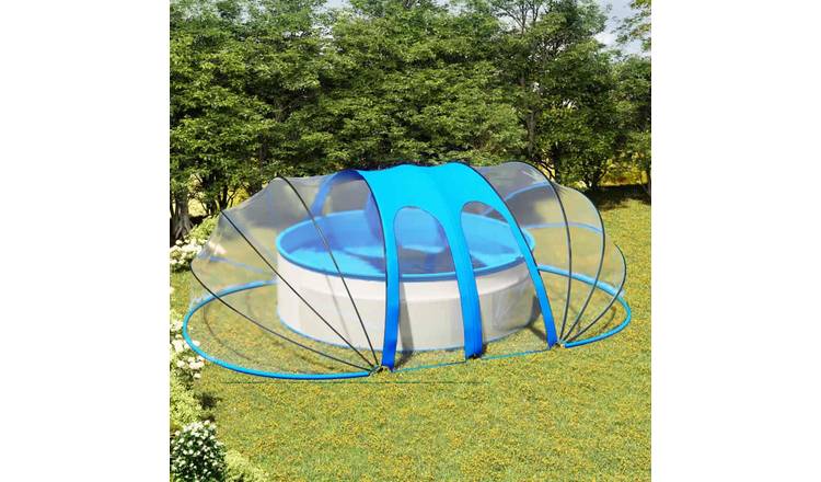 Walplus PVC Pool Dome - Transparent - 620 x 410 x 210 cm