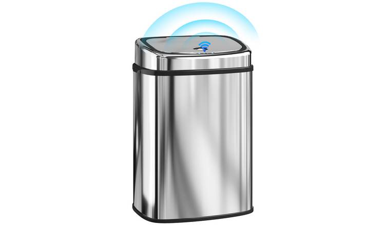 HOMCOM 50L Automatic Sensor Kitchen Bin