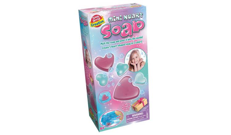 Small World Toys Mini Heart Soap Craft Set