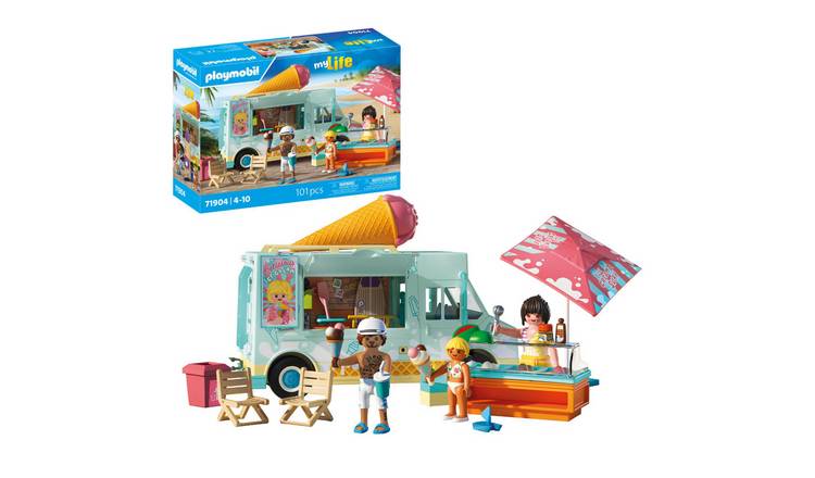 Playmobil Summer Vacation Ice Cream Truck with Surf Shop