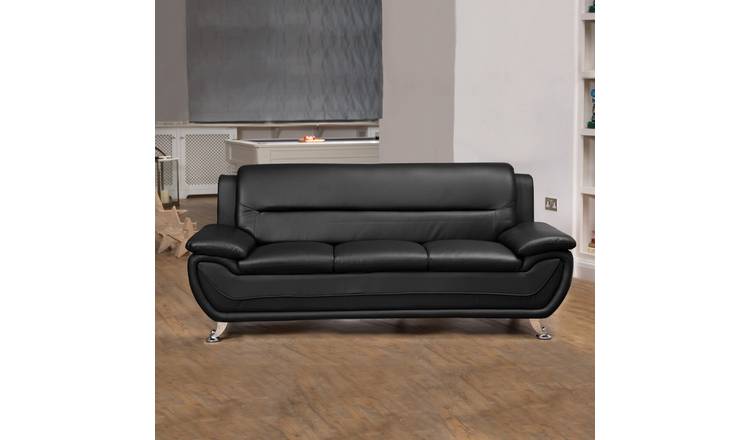 Artemis Home Dexter 3 Seat Sofa - Black