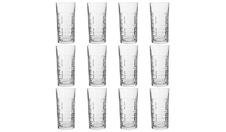 LAV Brit Highball Glasses - 356ml - Clear - Pack of 12