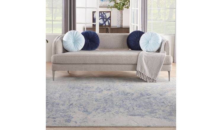 Mega Flooring Blue Handmade Abstract Rug - 259 x 351cm