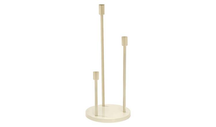 Osram Decor Stick Short Triple 3xE27 Head Standing Floor Lamp - Beige