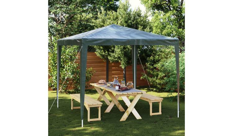 Walplus 2.5 x 2.5 m 90gsm Professional Party Tent - Green