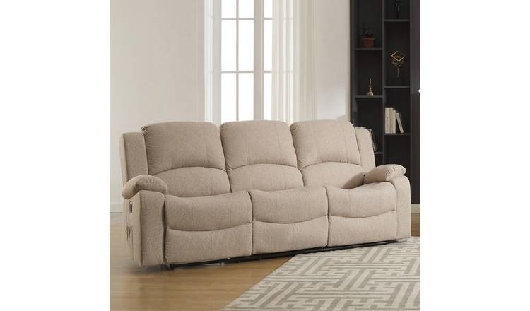 Artemis Home Marldon 3 Seat Electric Reclining Sofa - Beige