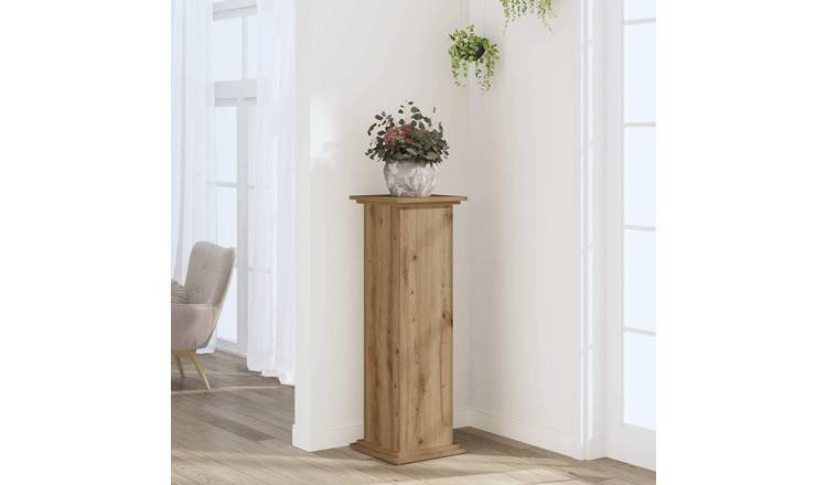 Walplus 60 kg Capacity Plant Stand - Artisan Oak - 33 x 33 x 100 cm