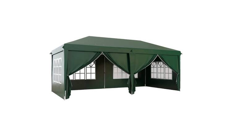 Outsunny Water Resistant Pop Up Gazebo - Dark Green