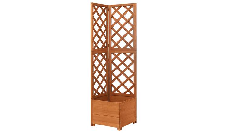 Walplus Firwood Garden Planter - 40 x 40 x 150 cm