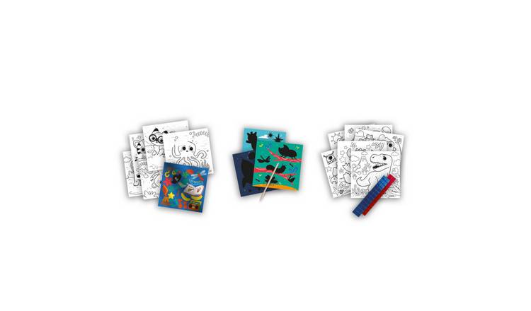 SES Creative Activity Colouring Book Metallic Kids Craft Set