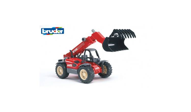 Bruder 1:16 Manitou Telescopic Loader MLT 633 - Red