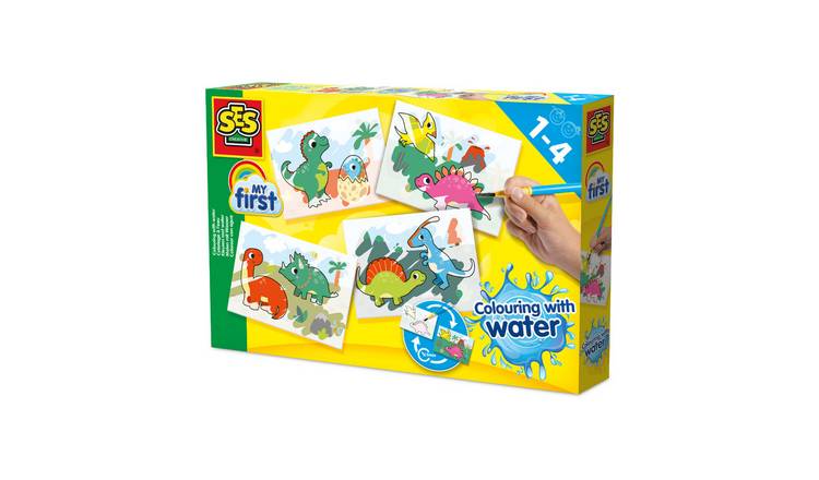 SES Creative Colour With Water Dinos Craft Set