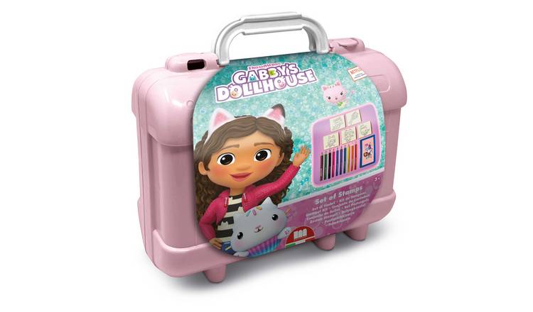 Gabby’s Dollhouse Travel Set by Multiprint – Kids Activity & Craft Set