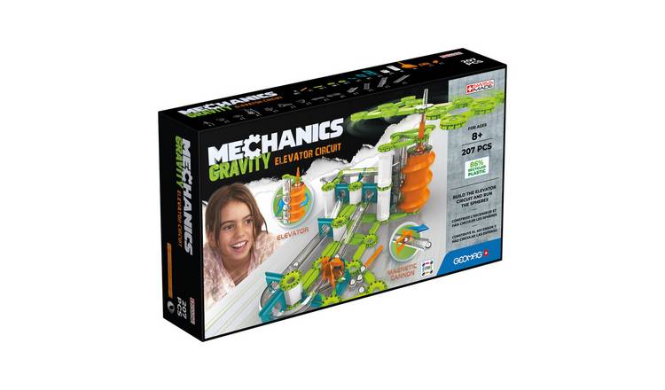 Geomag Mechanics Gravity Elevator Circuit Magnetic Set - 207 Piece