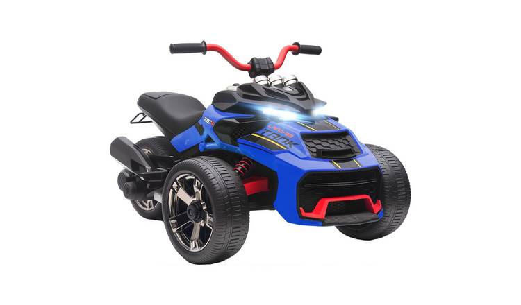 AIYAPLAY 12V Ages 3 to 8 Years 2 Speed and 3 Wheel Electric Ride on Car – Blue
