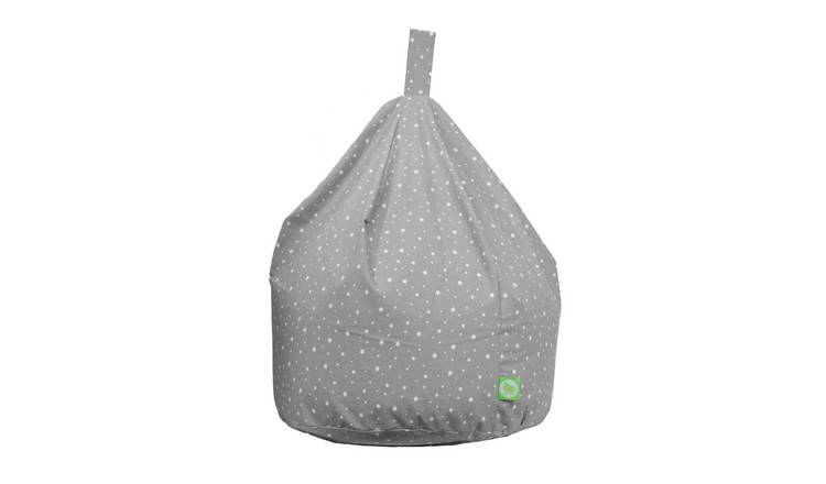 Bean Lazy Stars Cotton Child Bean Bag - Grey