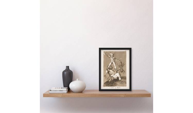 Francisco Goya Up And Down Pan Deception Allegory Framed Art Print - A4