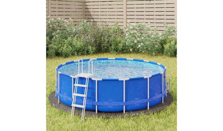 Walplus Polyester Pool Ground Cloth - Light Grey - 306 cm