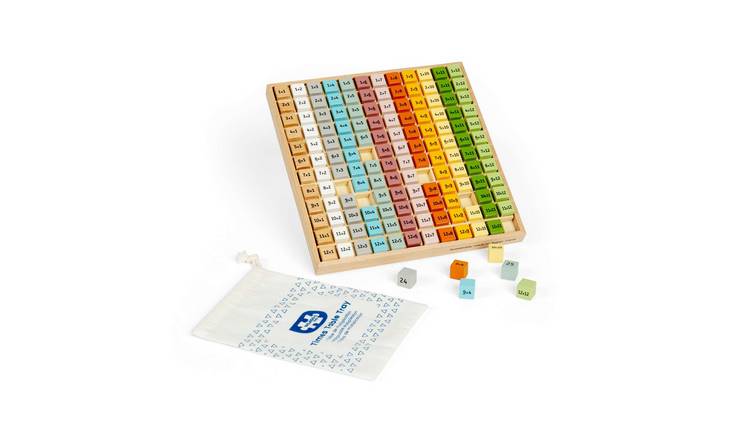 Bigjigs Toys Scandi Times Tables Tray - 3 Years +