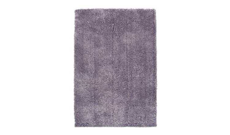 Mega Flooring Purple Shaggy Plain Rug - 200 x 290cm