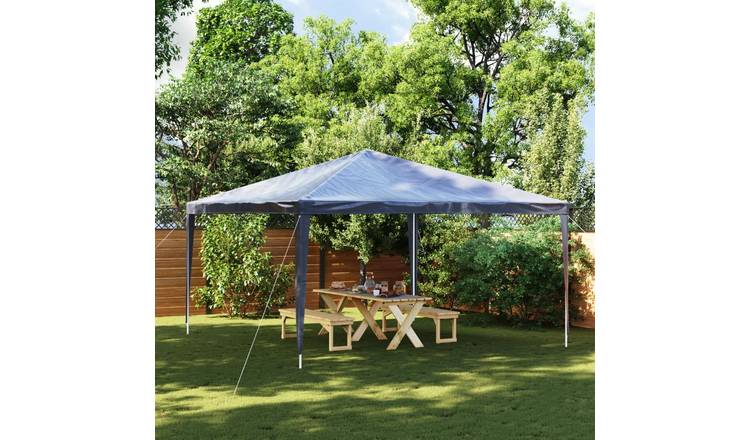 Walplus 4 x 4 m Garden Party Tent - Blue