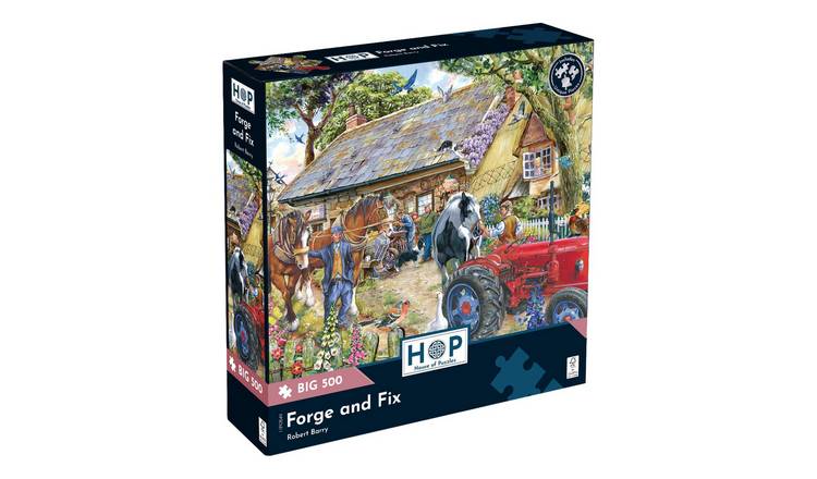 The House of Puzzles Forge and Fix BIG 500 Piece Jigsaw Puzzle
