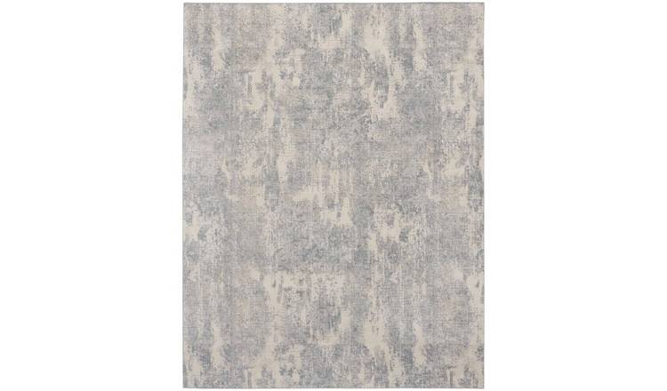 Mega Flooring Grey Modern Abstract Rug - 119 x 180cm