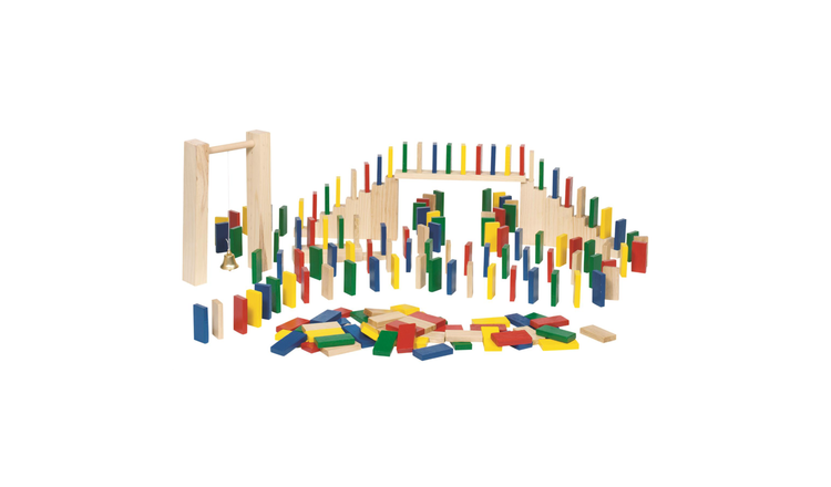 Goki Domino Rally in Cotton Bag 250 Piece Game